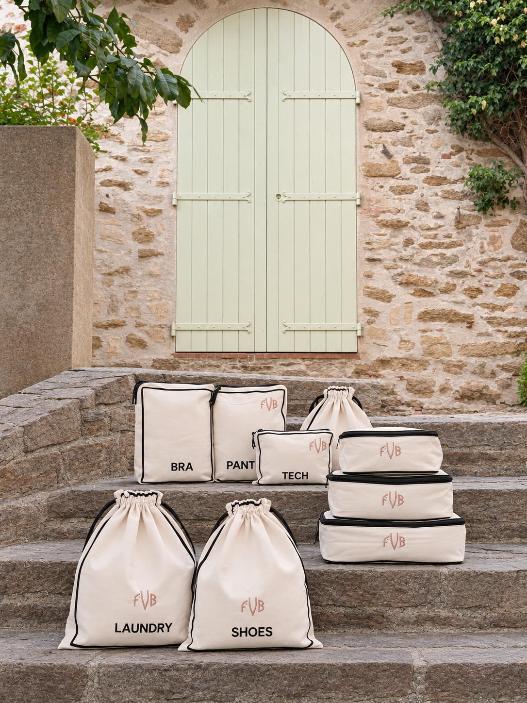 Bag-all BA Travel Set 8-pack Cream