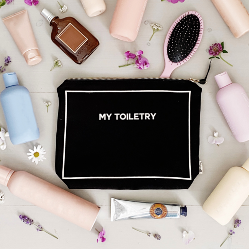 Pink & Black Toiletry Cases