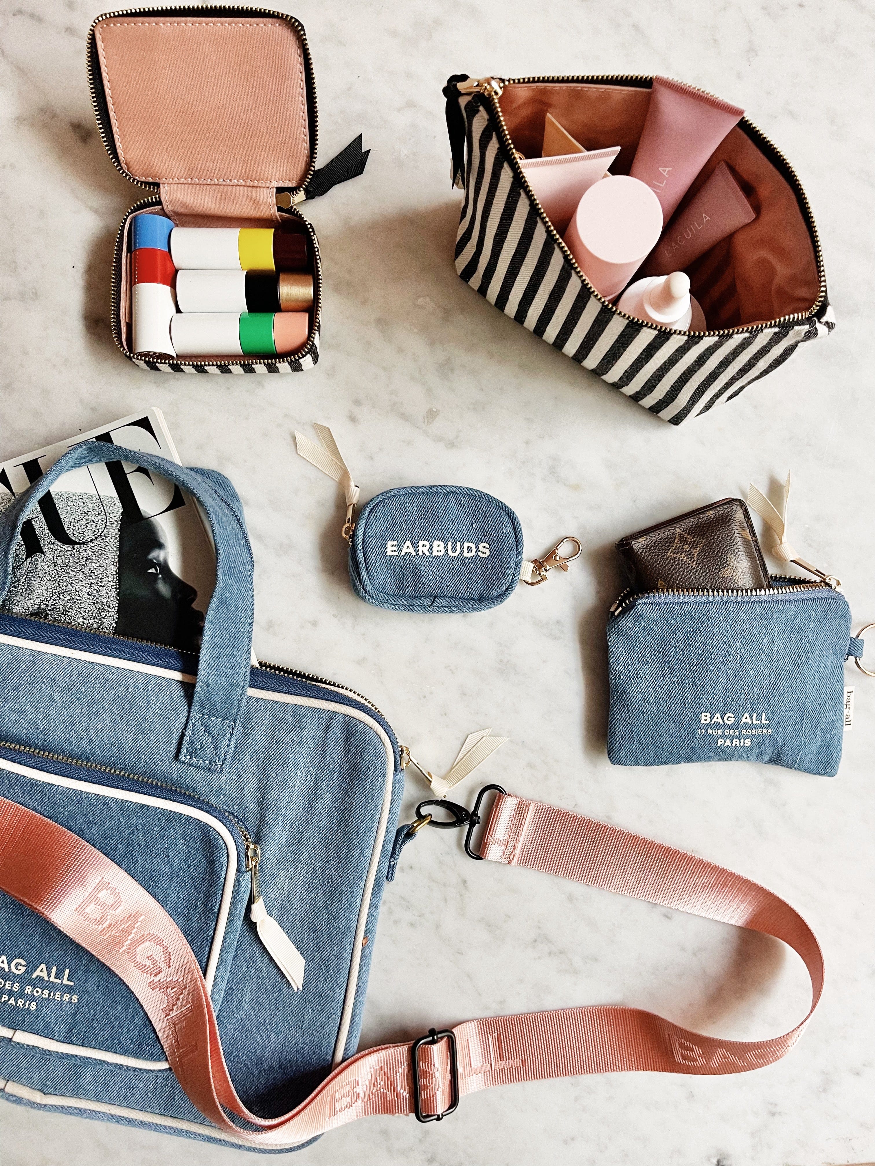 Mini Trinket Pouch, Denim | Bag-all