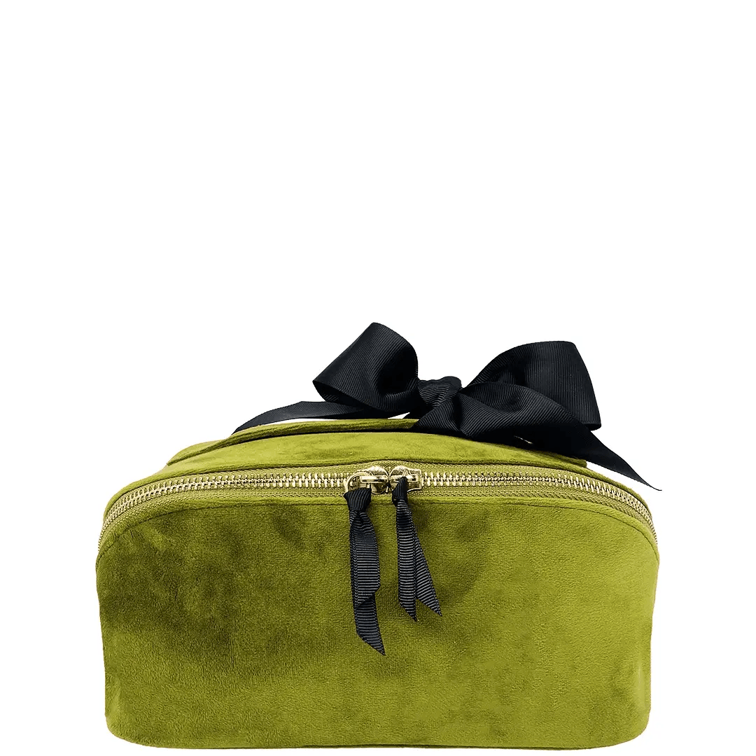 Accordion Box Makeup Toiletry Green Velvet Bag all Accordion Box Makeup Toiletry Green Velvet Bag all