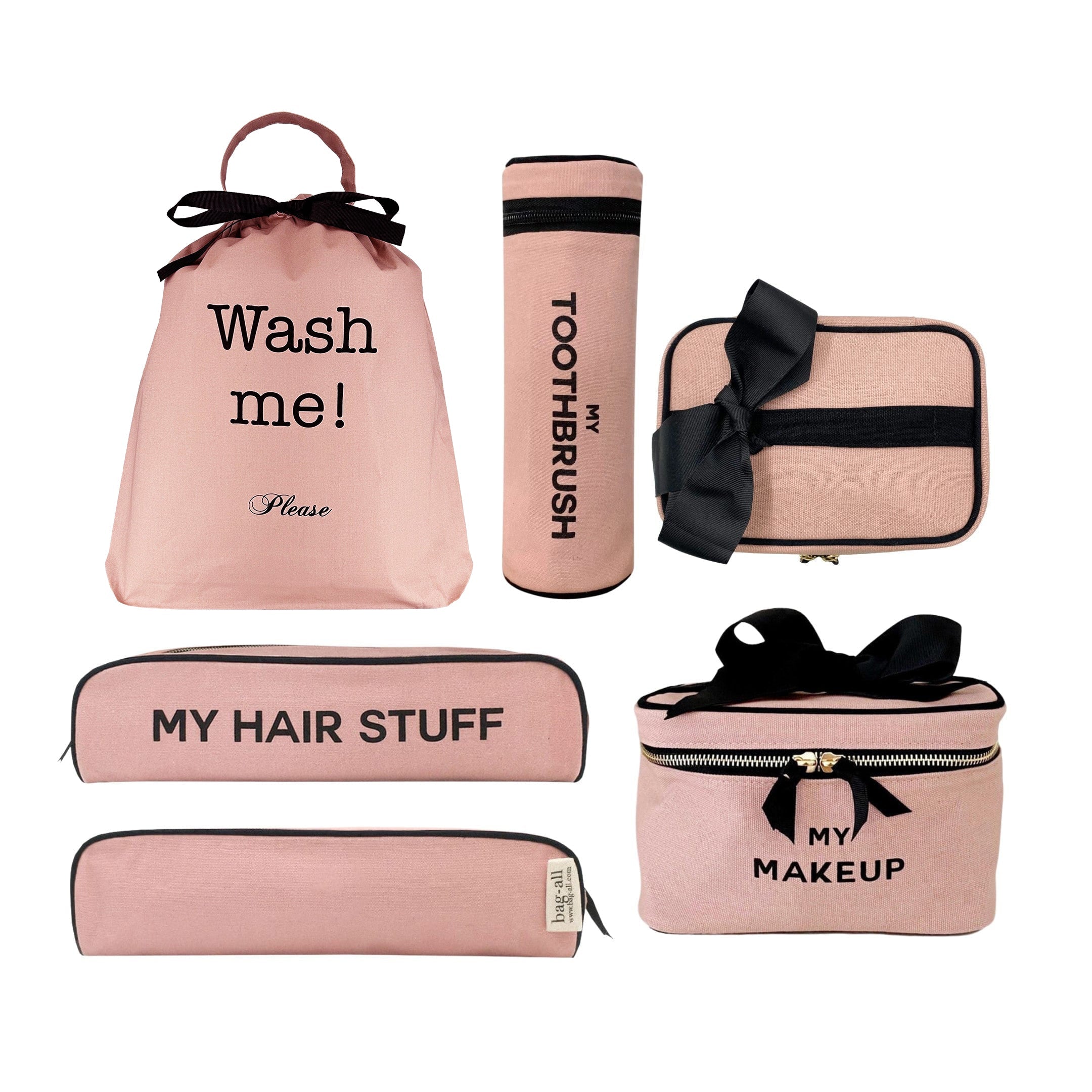 Ultimate Gift Set, 4-Pack Travel & Home, Pink/Blush | Bag-all