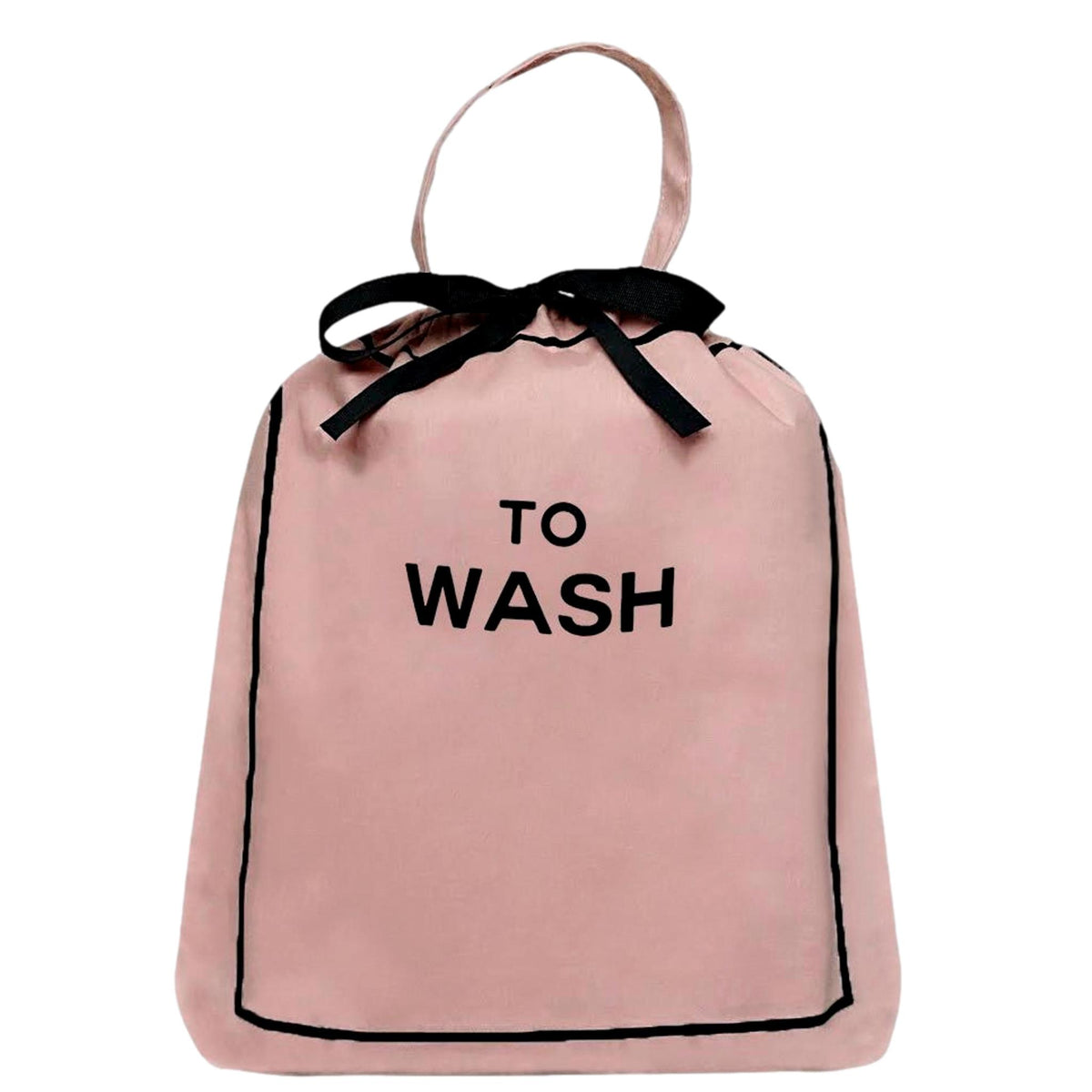 Deal Gift Set, 4-pack Travel & Home, Pink/Blush, pink cotton travel bag labeled TO WASH by Bag-all