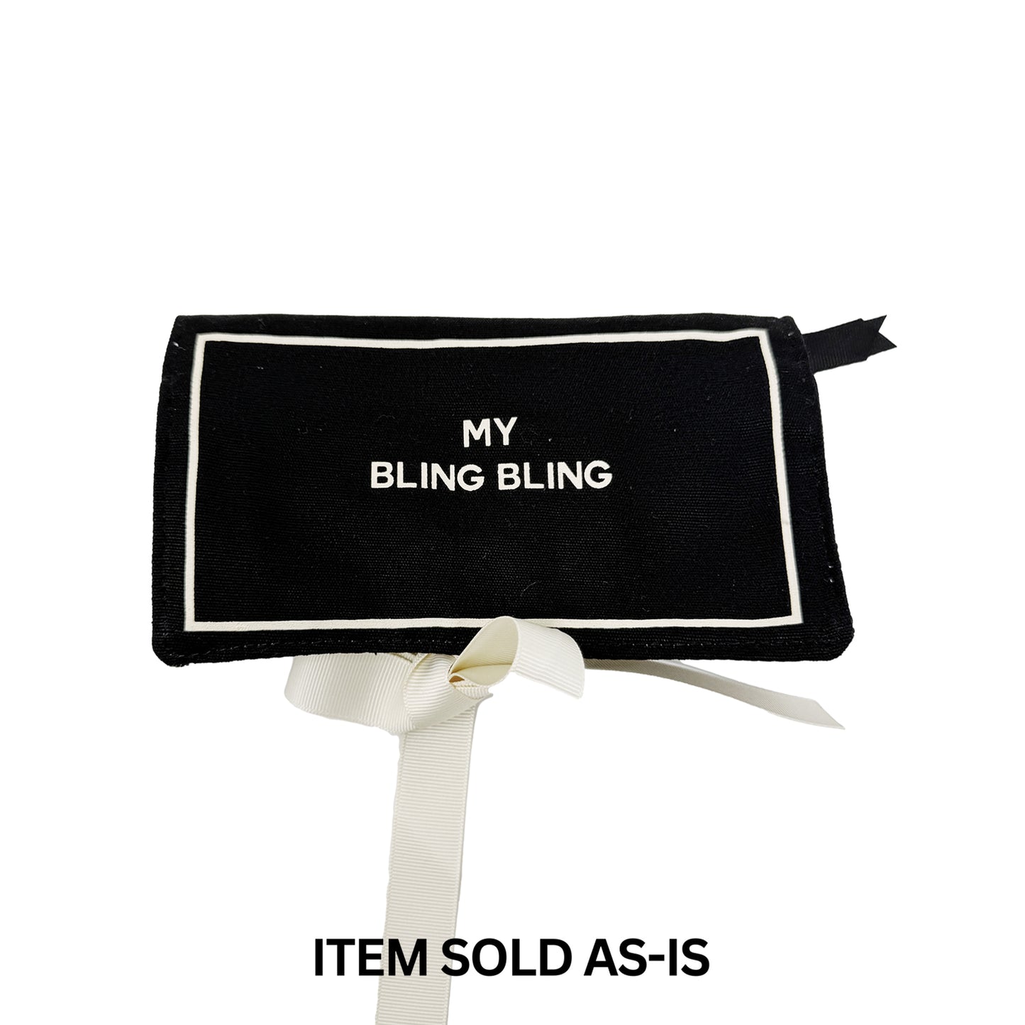 SALES BIN - Jewelry Organizer, Travel Pouch, Black