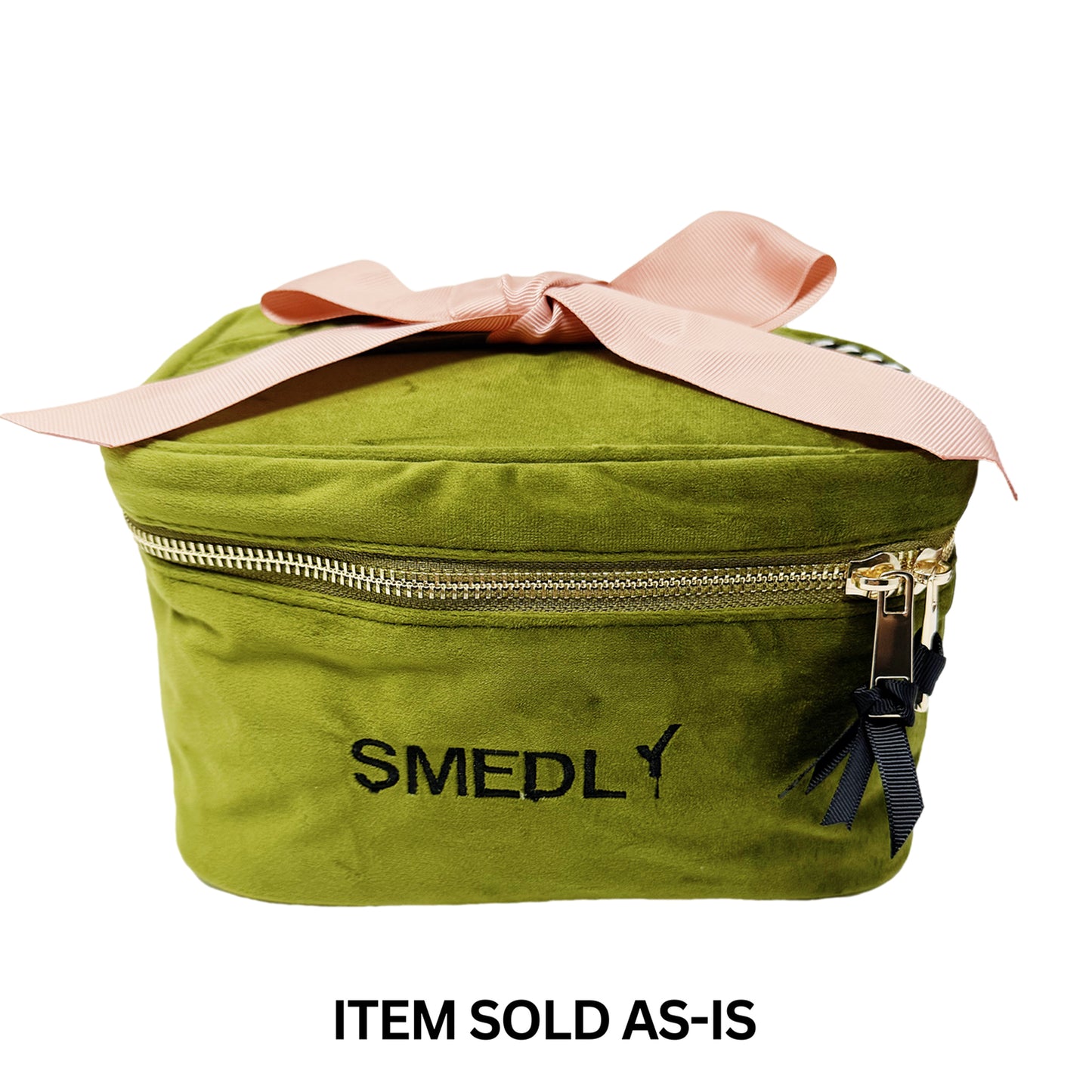 SALES BIN - My Makeup Cosmetic Box, Green Velvet