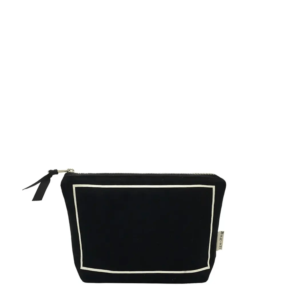 My Makeup Pouch Blank, Coated Lining – Black by Bag-all, Paris-designed travel organization brand for frequent travelers.