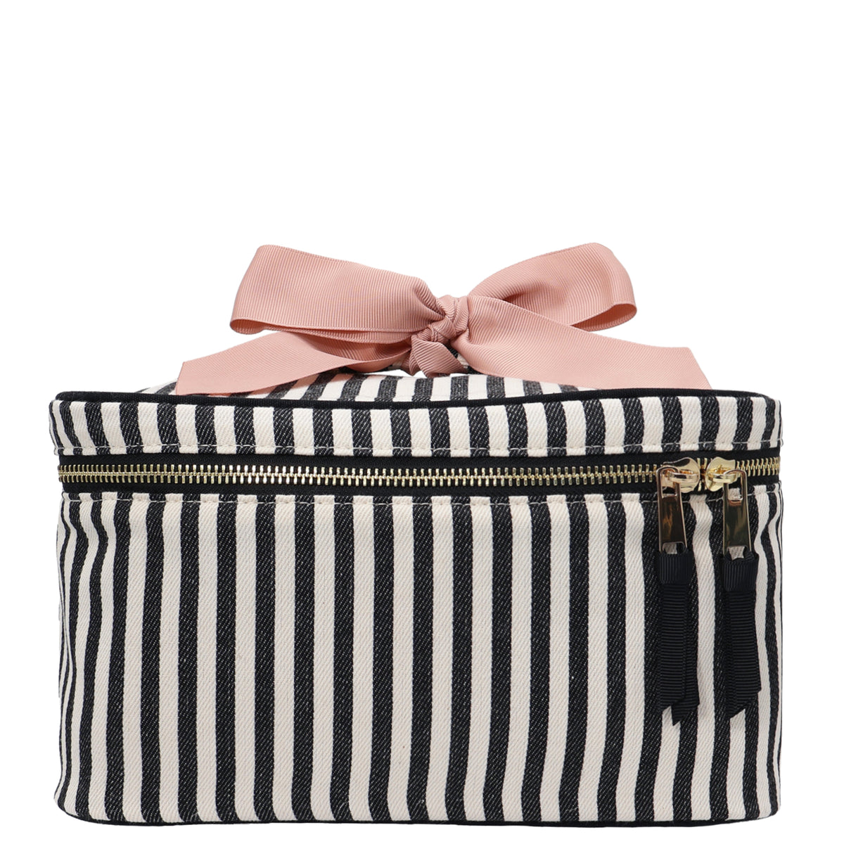 Medium Box Makeup & Toiletry with Insert Organizer – Striped by Bag-all, striped travel organizer