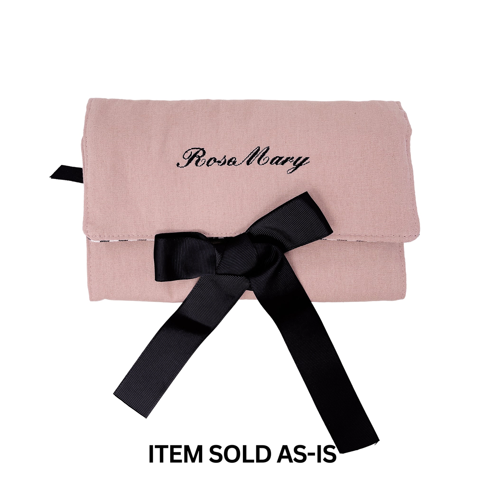 SALES BIN - Large Jewelry Roll, Travel Pouch, Pink/Blush | Bag-all