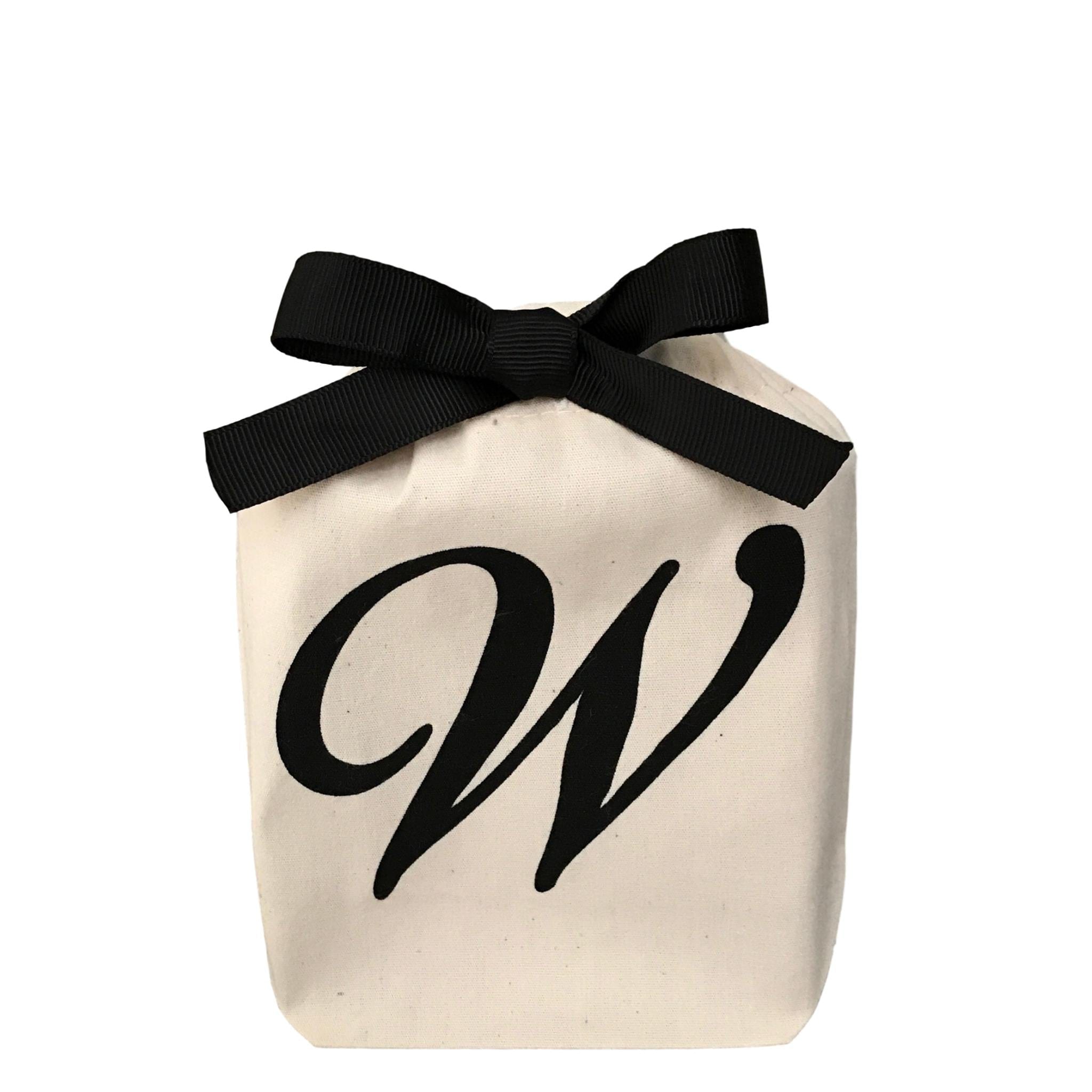 Letter bag cursive "W"