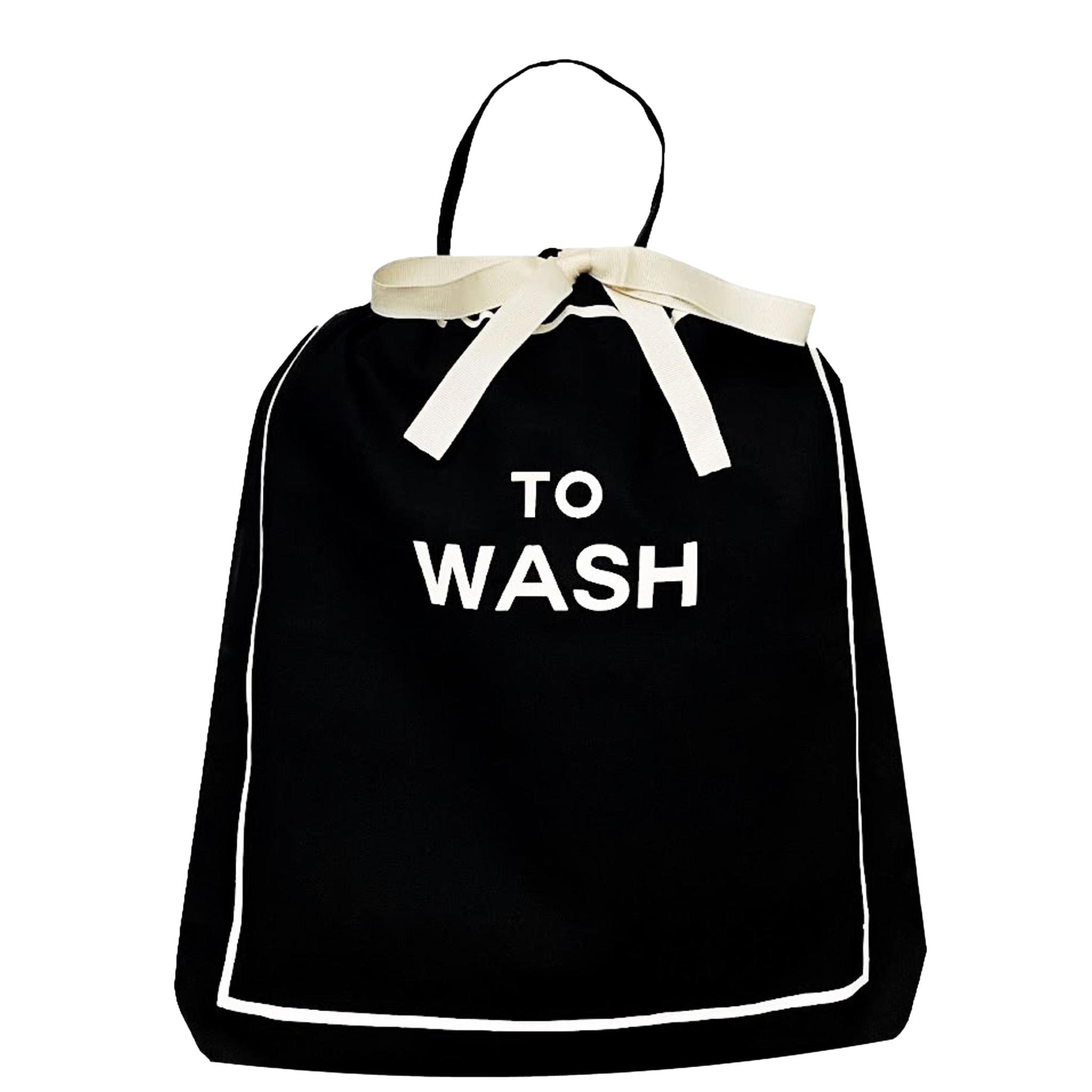 To Wash Laundry Travel Bag - Black