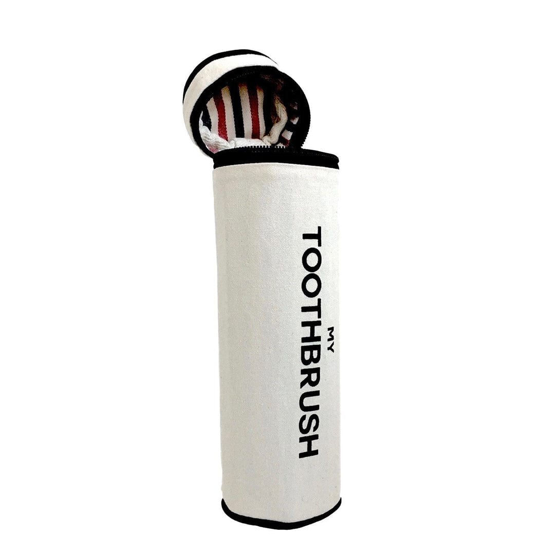Toothbrush Travel Case, Coated lining, Packing Organizer, Cream - Bag-all