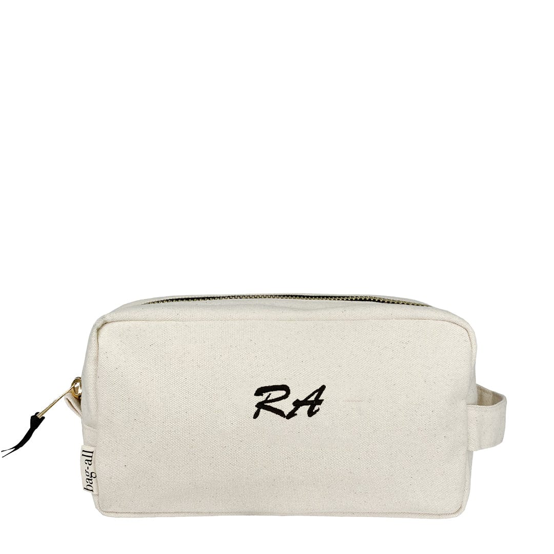 My Skin Care - Organizing Pouch, Coated Lining, Personalize, Natural