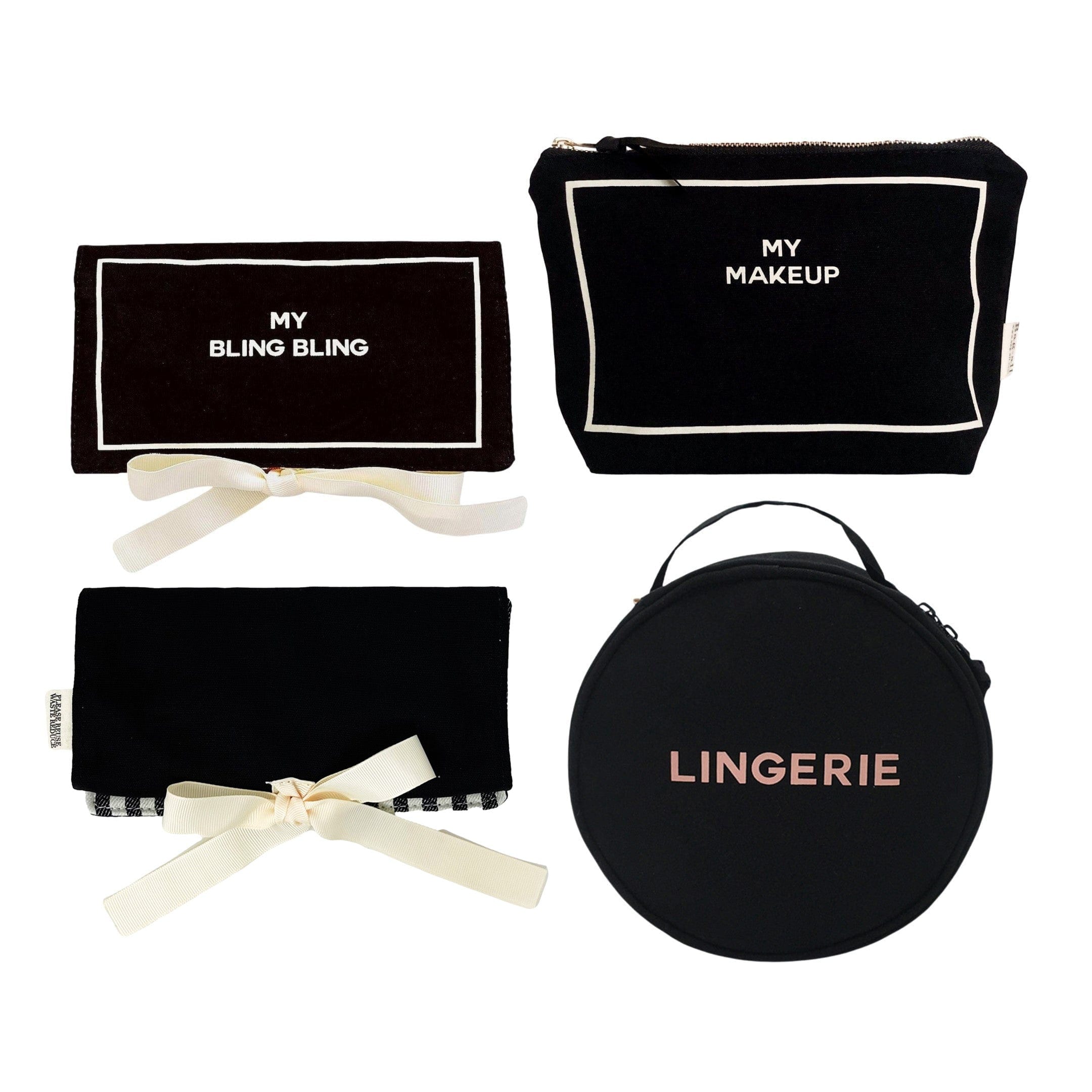 Most Popular Cases For Her, Black 3-pack - Deal Gift Set - Bag-all