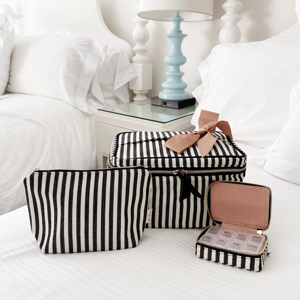 Cutest Striped Travel Gift Set Deal 3-Pack | Bag-all