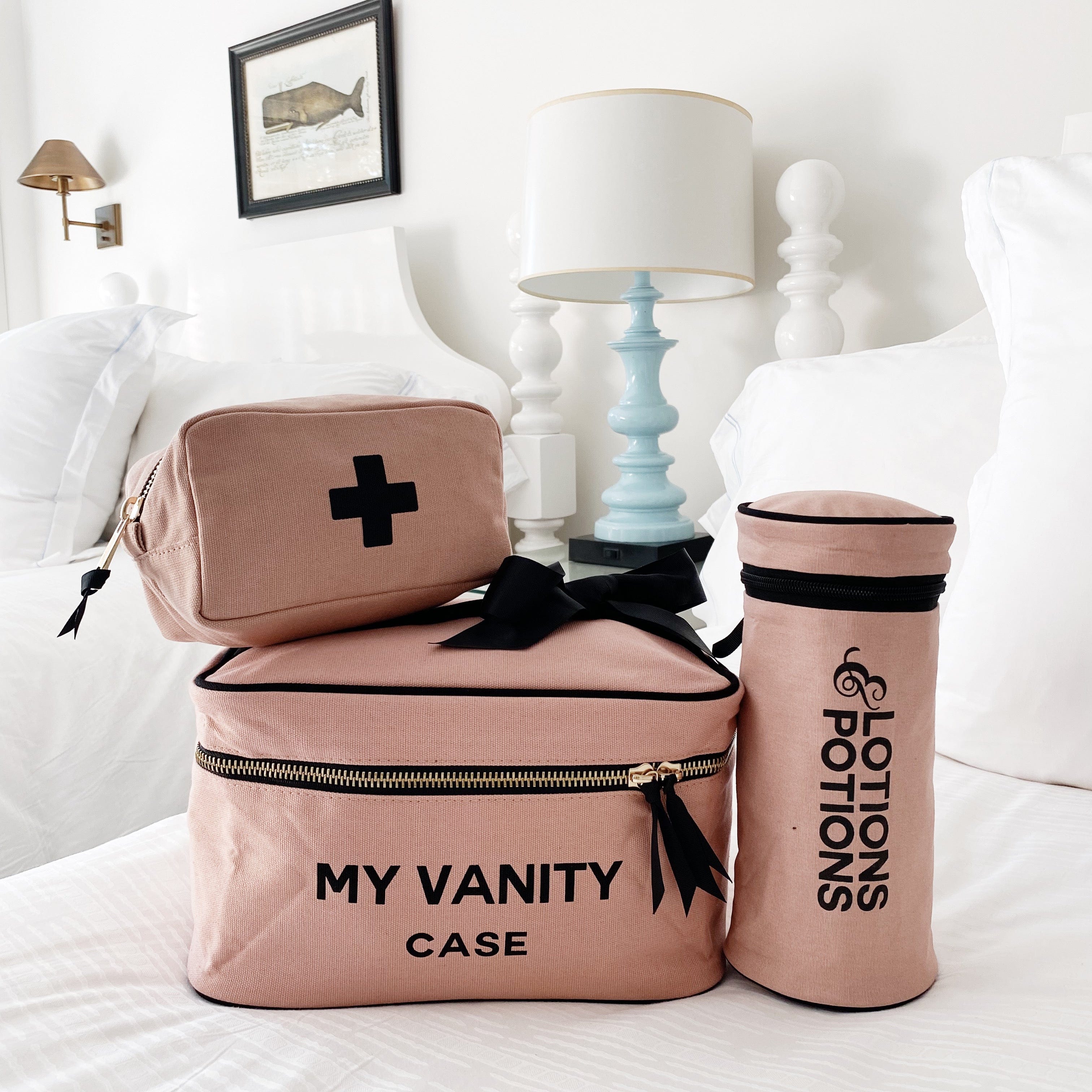 Beauty Gift Set Deal 3-Pack, Pink/Blush | Bag-all