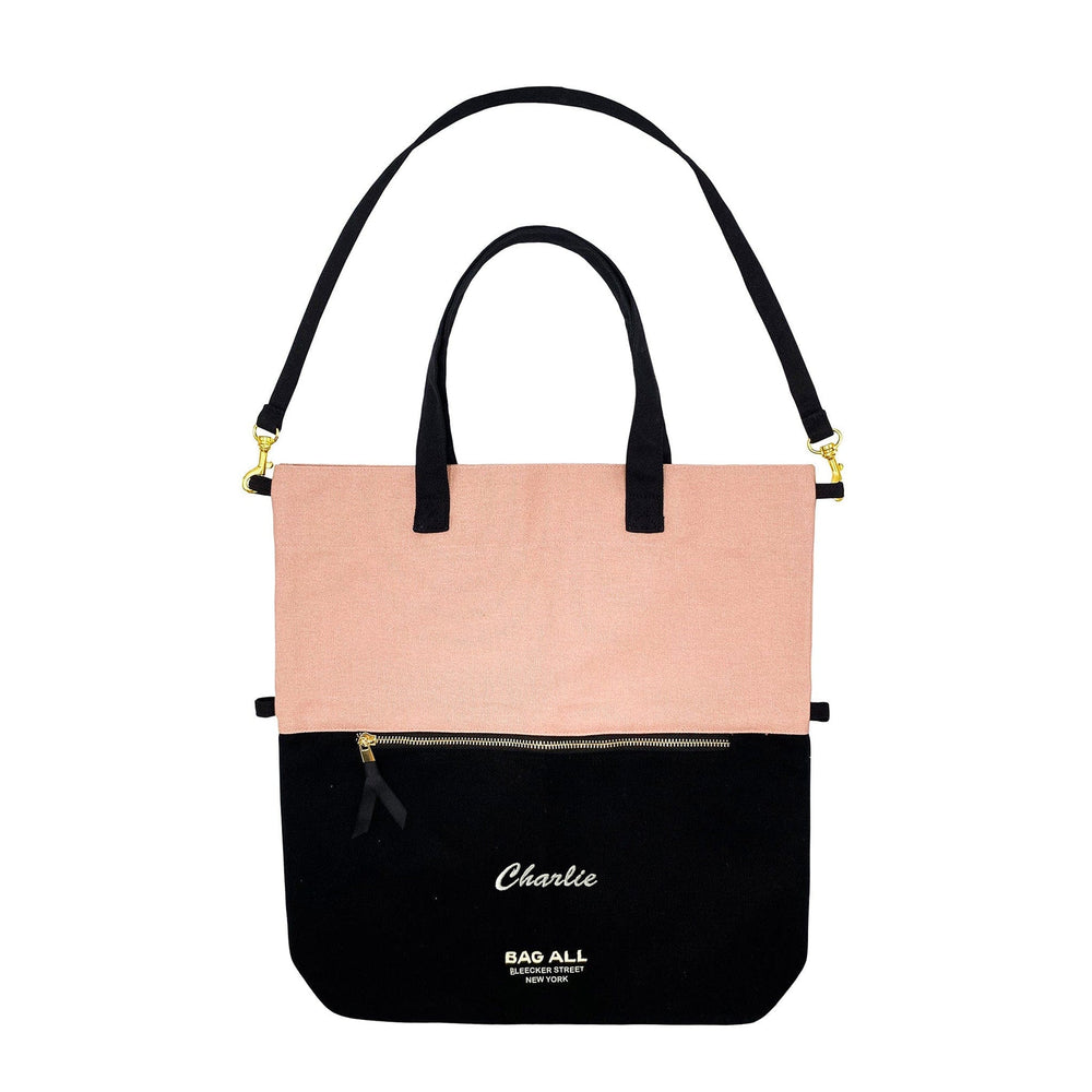
                                      
                                        3 Way Tote, Cross body, Hand held, Folded, Pink/Black, New York | Bag-all
                                      
                                    