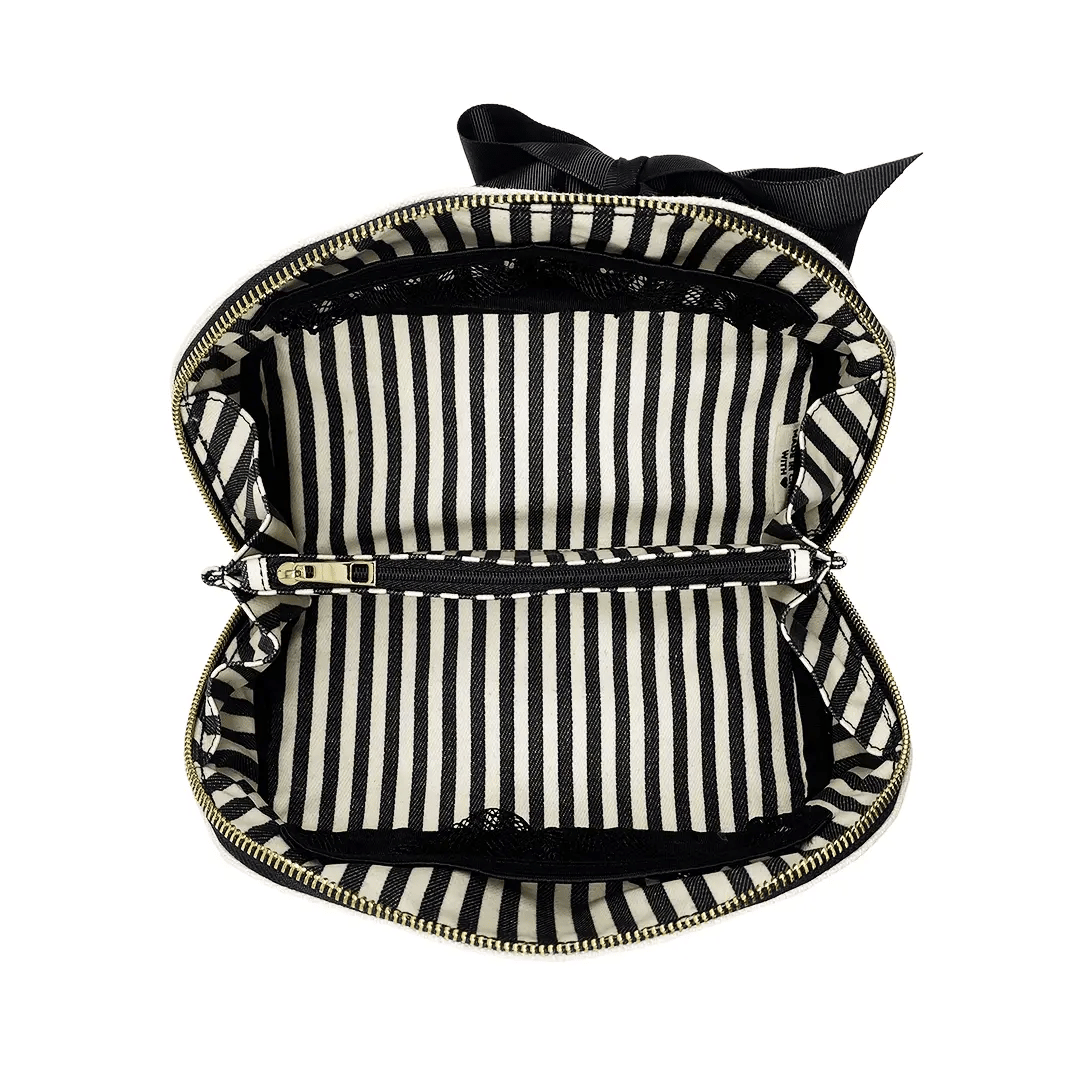 Accordion Box Makeup & Toiletry – Cream by Bag-all Paris-designed travel organization for frequent travelers