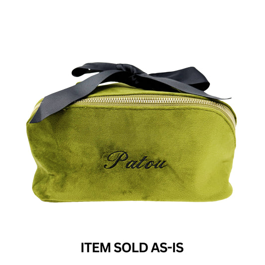SALES BIN - Accordion Box Makeup & Toiletry, Green Velvet