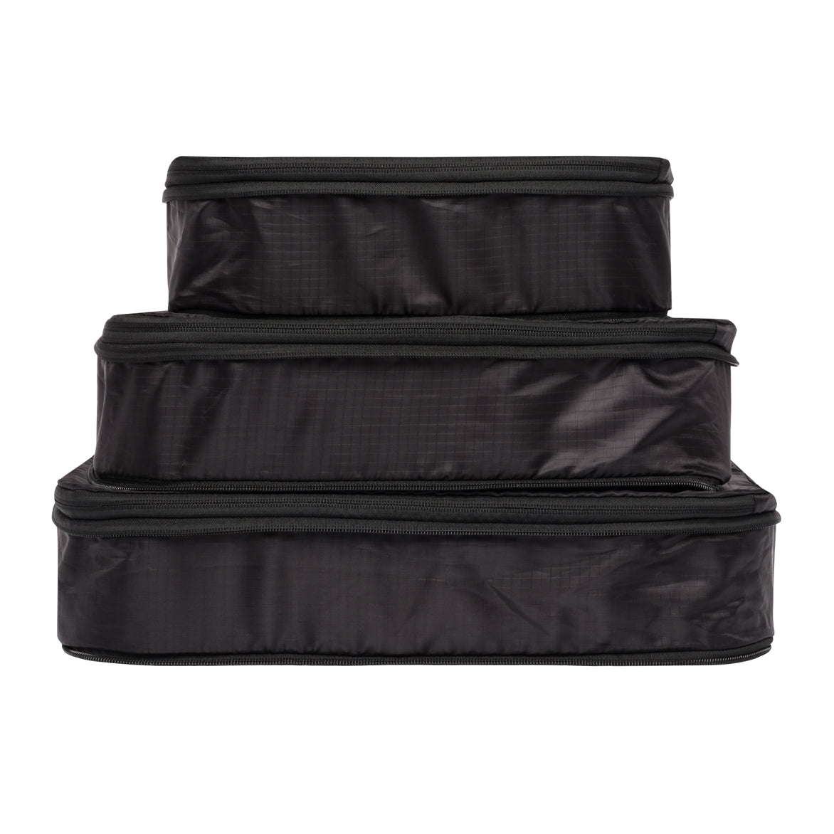 Bag-all Basic Compression Packing Cubes, 3-pack Black - Bag-all