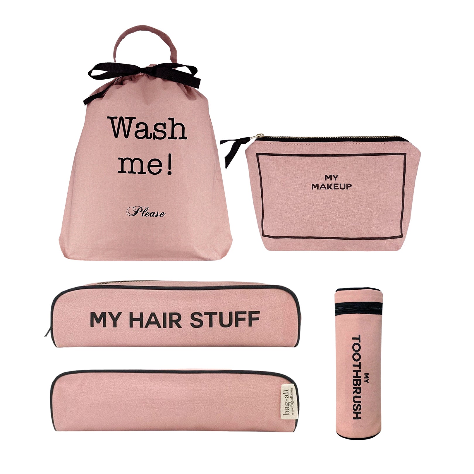 Best Value Gift Set, 4-Pack Travel & Home, Pink/Blush | Bag-all