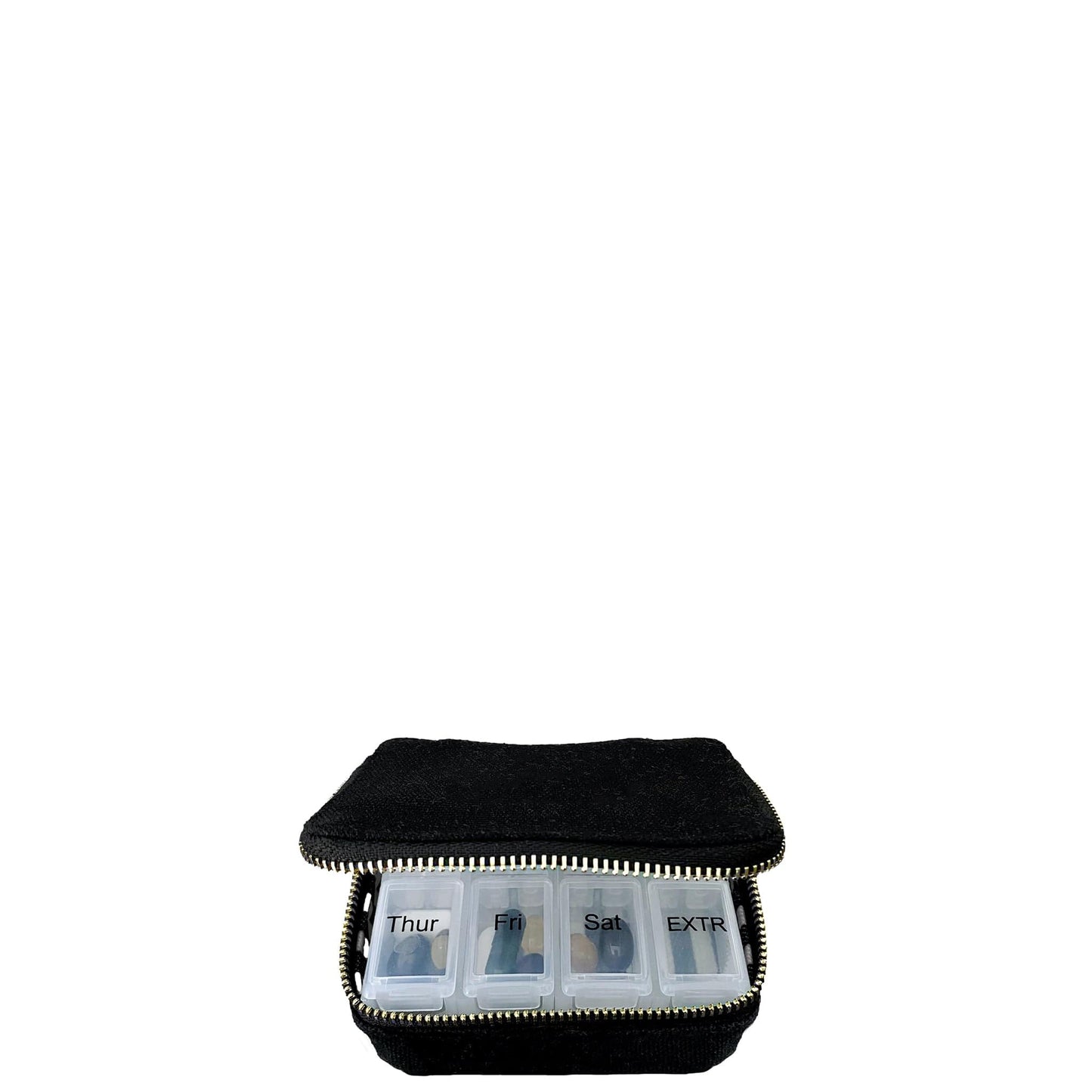 
                                      
                                        Pill Organizing Case with Weekly Insert, Black | Bag-all
                                      
                                    
