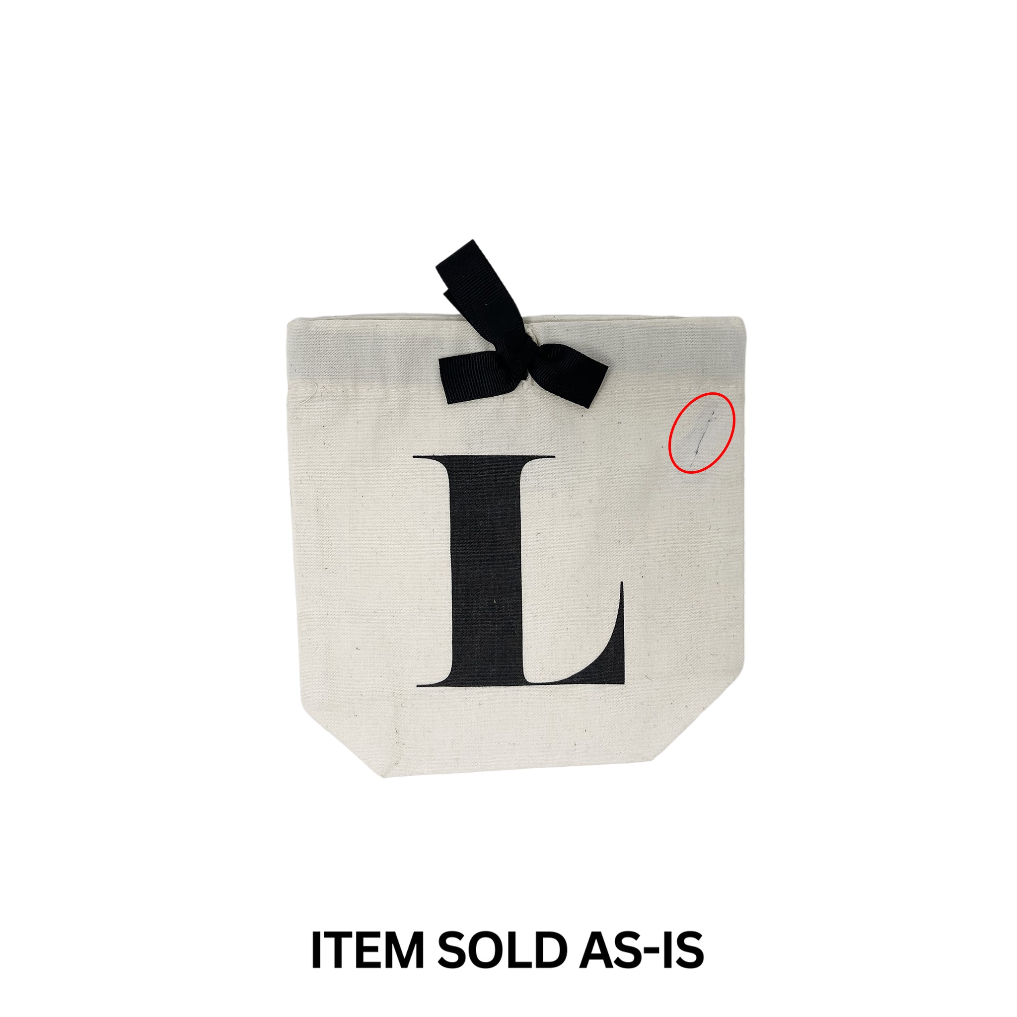 SALES BIN - Small "L" Letter Bag Classic, Cream | Bag-all