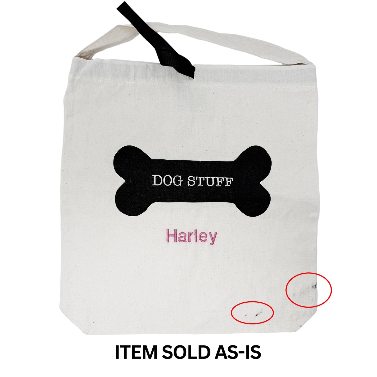 SALES BIN - Dog Stuff Bag, Cream