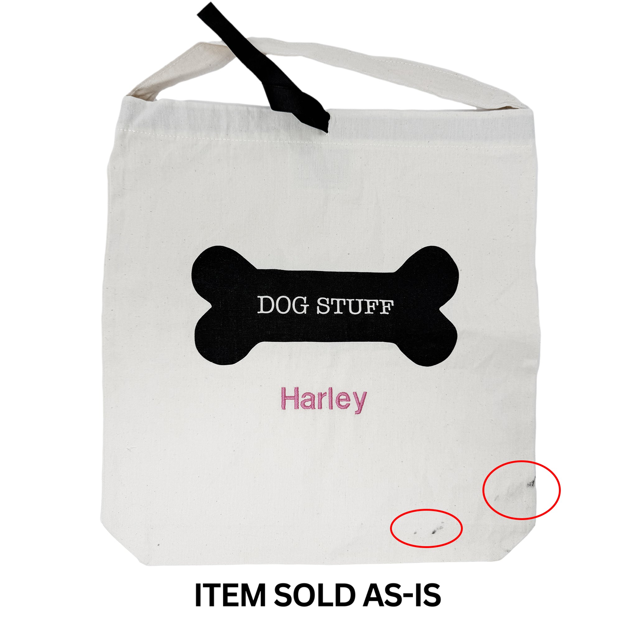 SALES BIN - Dog Stuff Bag, Cream