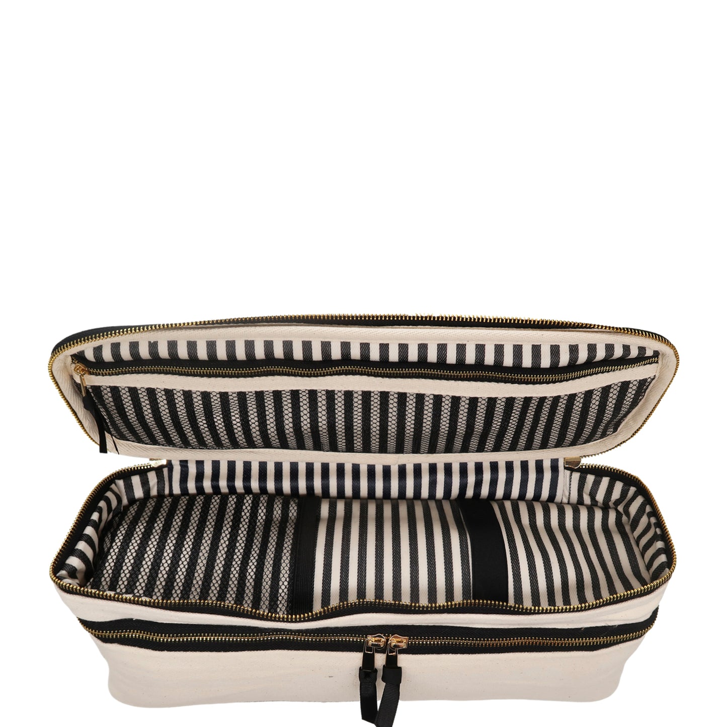 더블 헤어 툴 여행 케이스, 크림