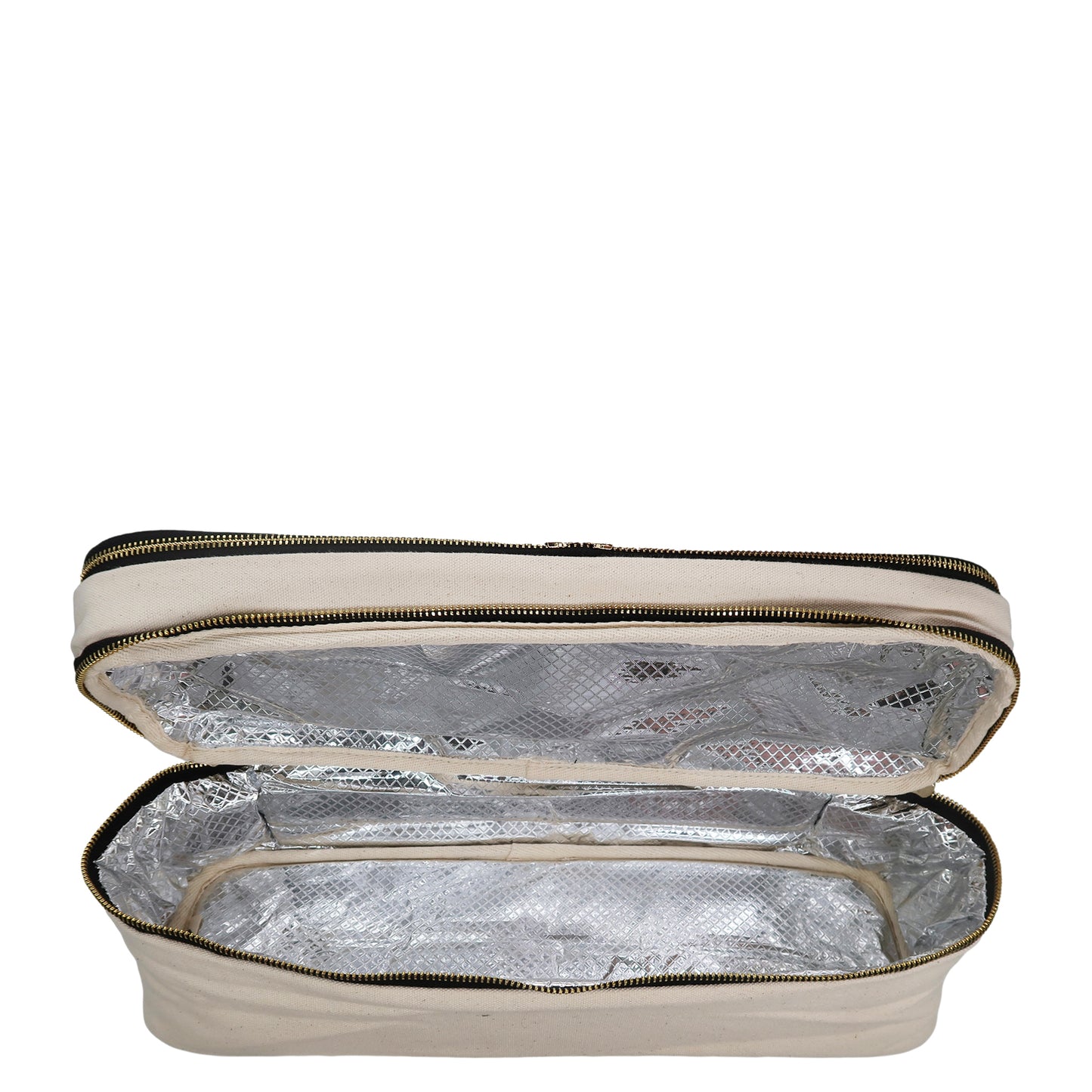 더블 헤어 툴 여행 케이스, 크림