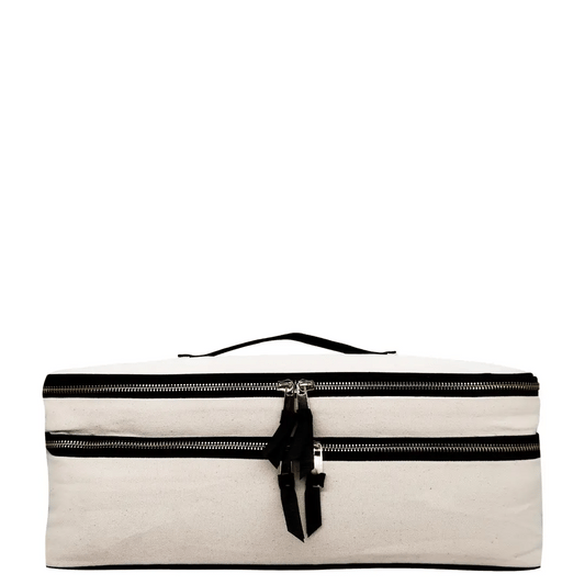 더블 헤어 툴 여행 케이스, 크림