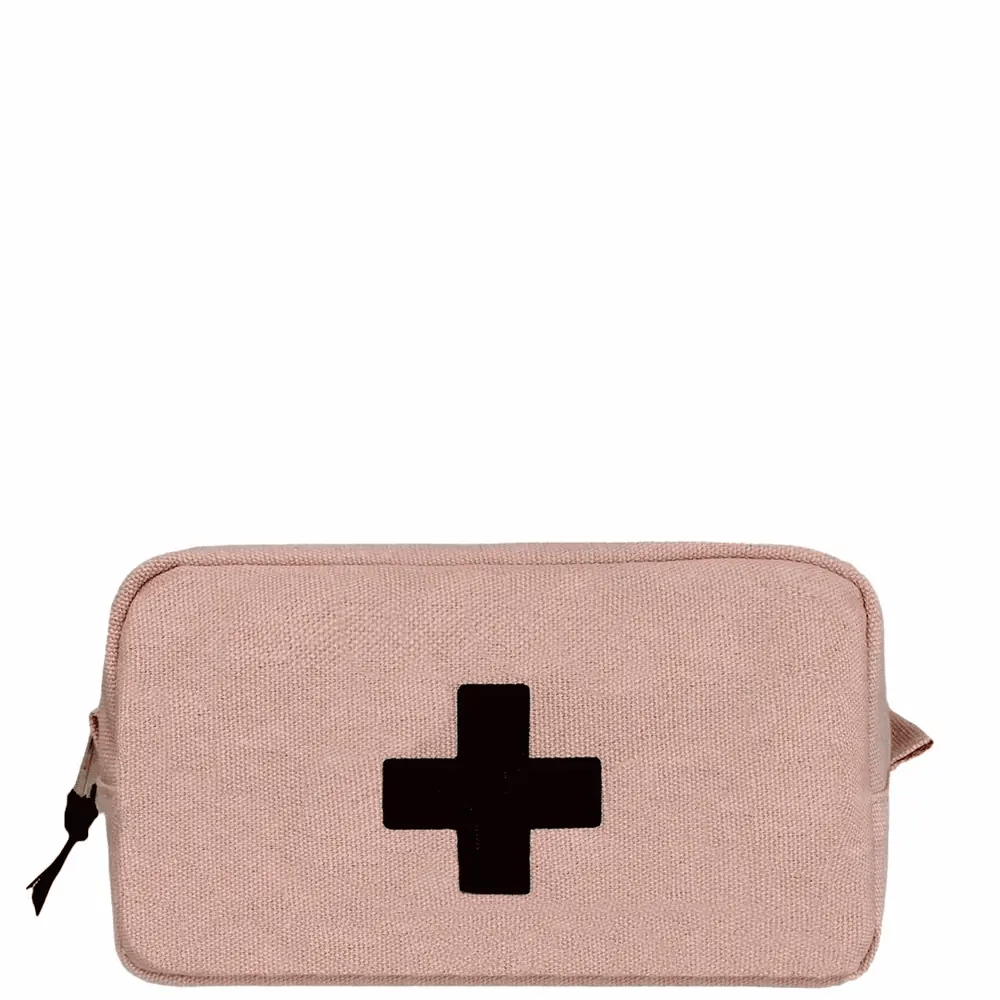 First Aid Organizing Pouch – Pink/Blush by Bag-all, Paris-designed travel organization for frequent travelers
