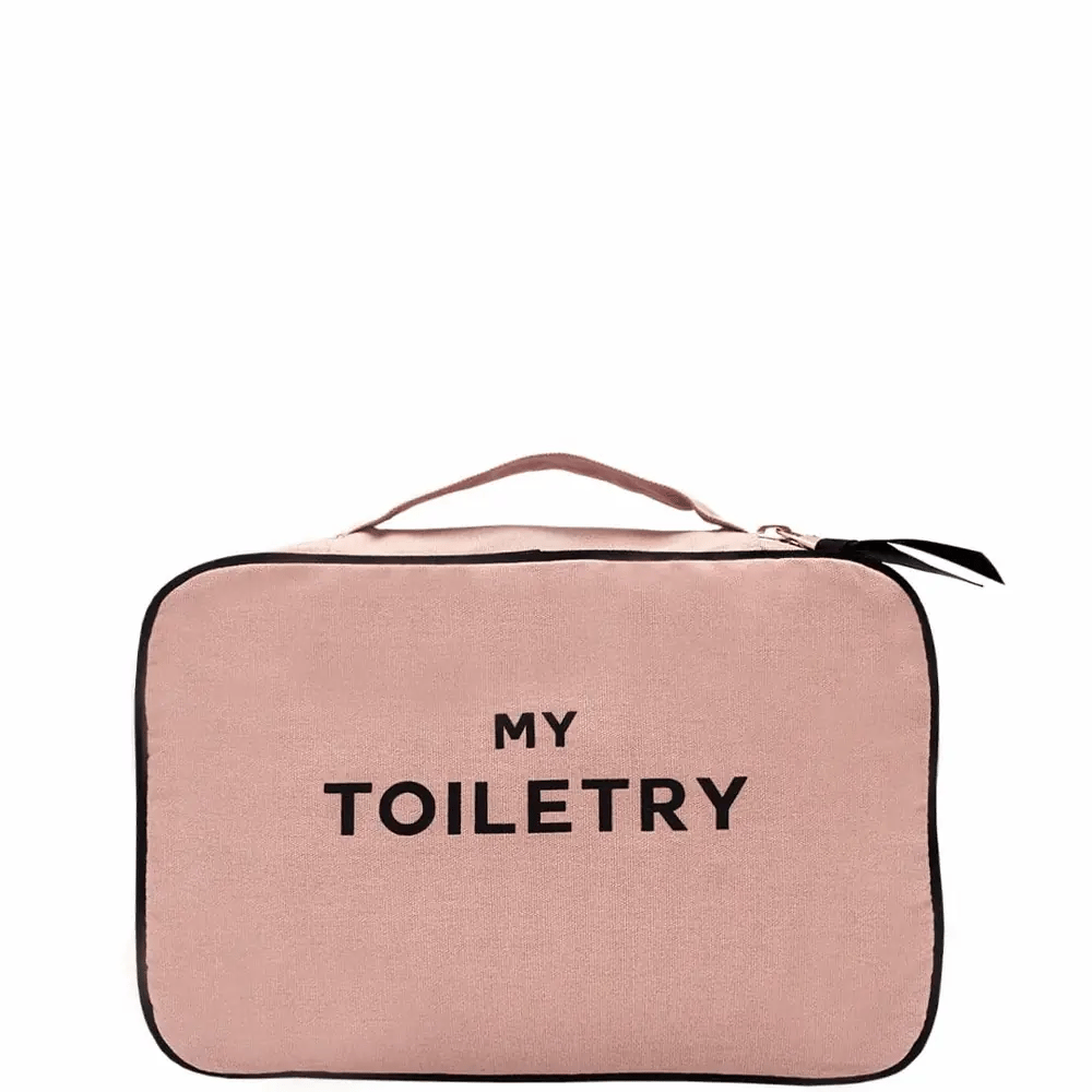 Folding/Hanging Toiletry Case – Pink/Blush by Bag-all, pink travel organizer for gifts for frequent travelers