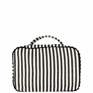 OFERTA RELÂMPAGO – Estojo Dobrável/Pendurável para Produtos de Higiene – Listrado