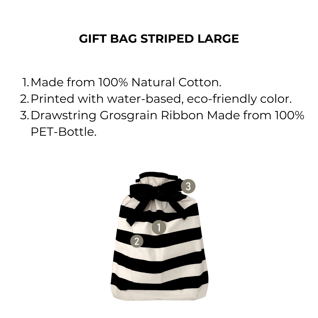 Gift Bag Striped Large | Bag-all