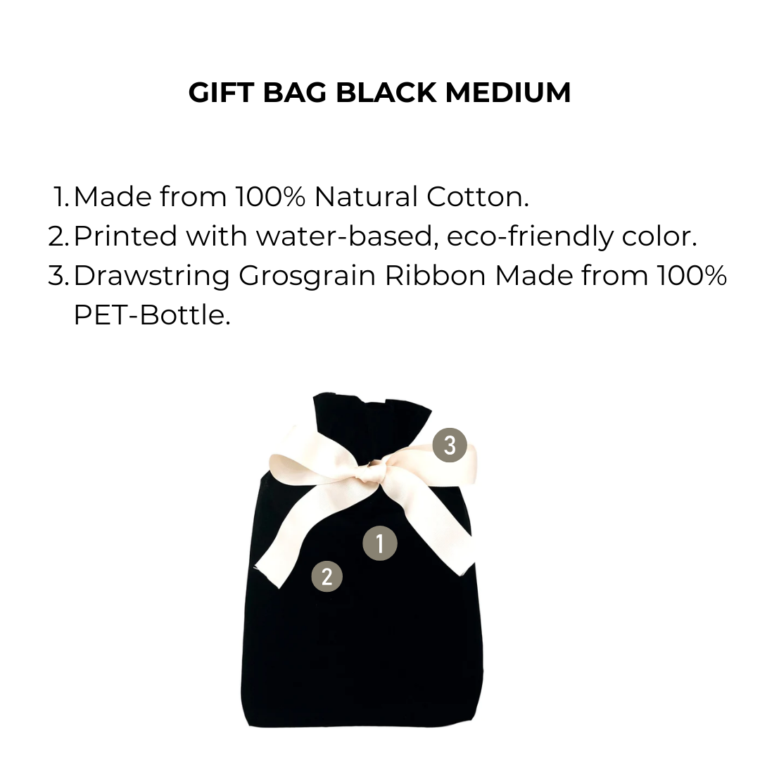 Gift Bag Black Medium | Bag-all