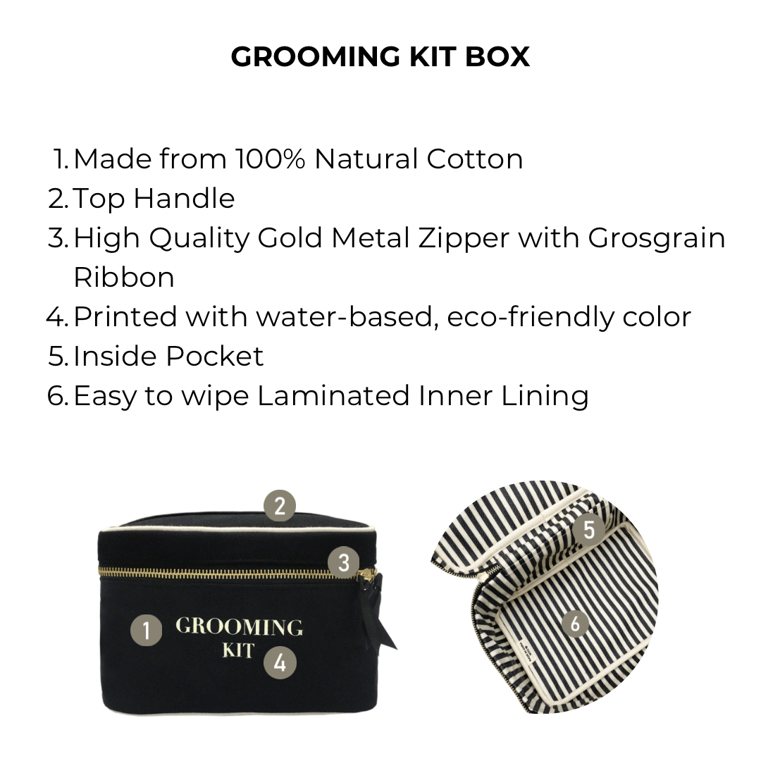 Grooming Kit Box, Black | Bag-all