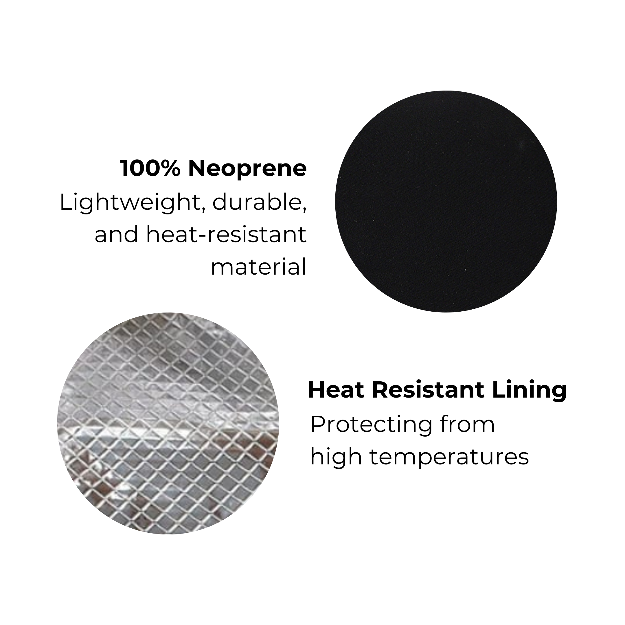 Bag-all travel case made with lightweight neoprene and heat-resistant lining to protect styling tools safely.