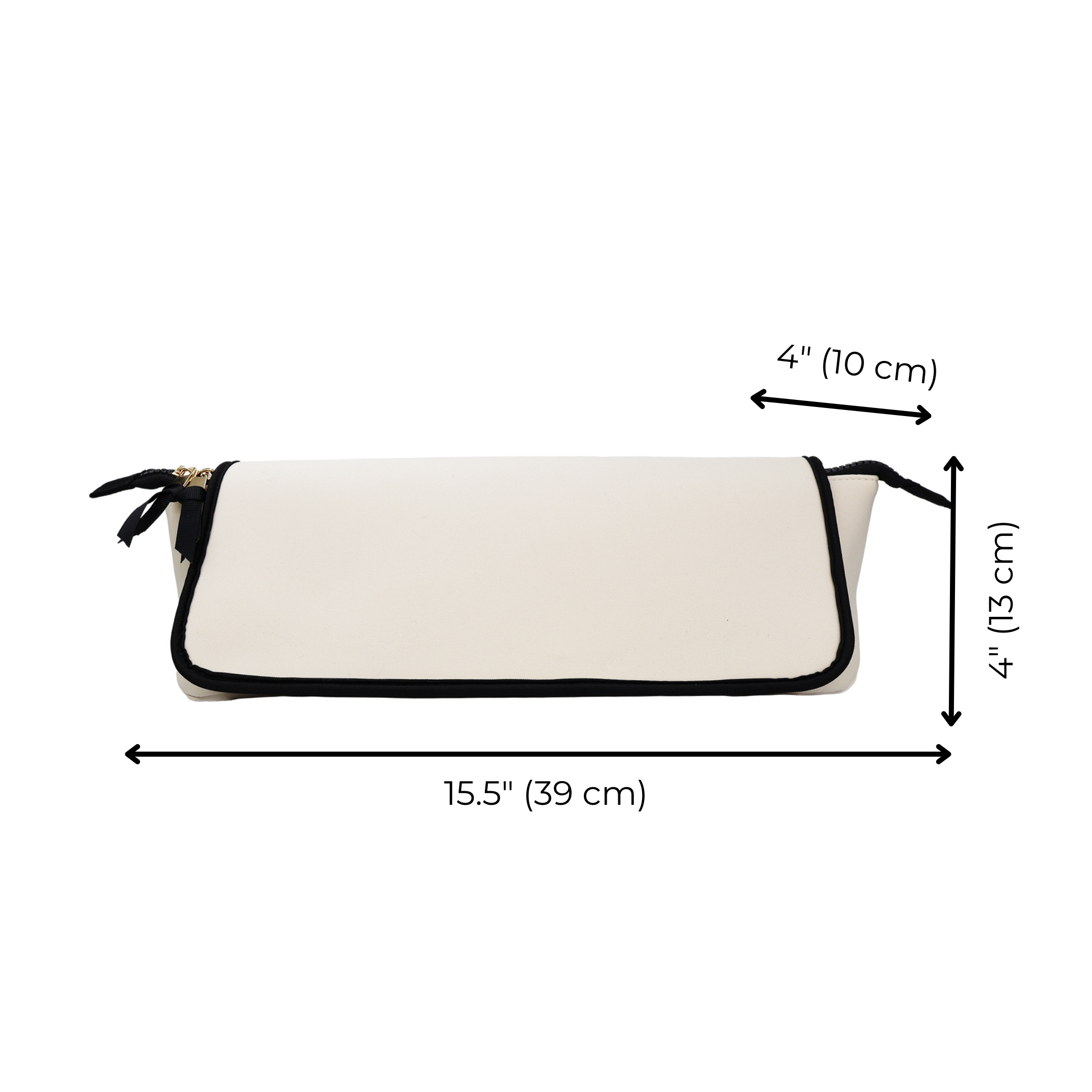 Bag-all cream hair tools travel case with heat-resistant mat and compact design for easy styling tool storage and travel organization