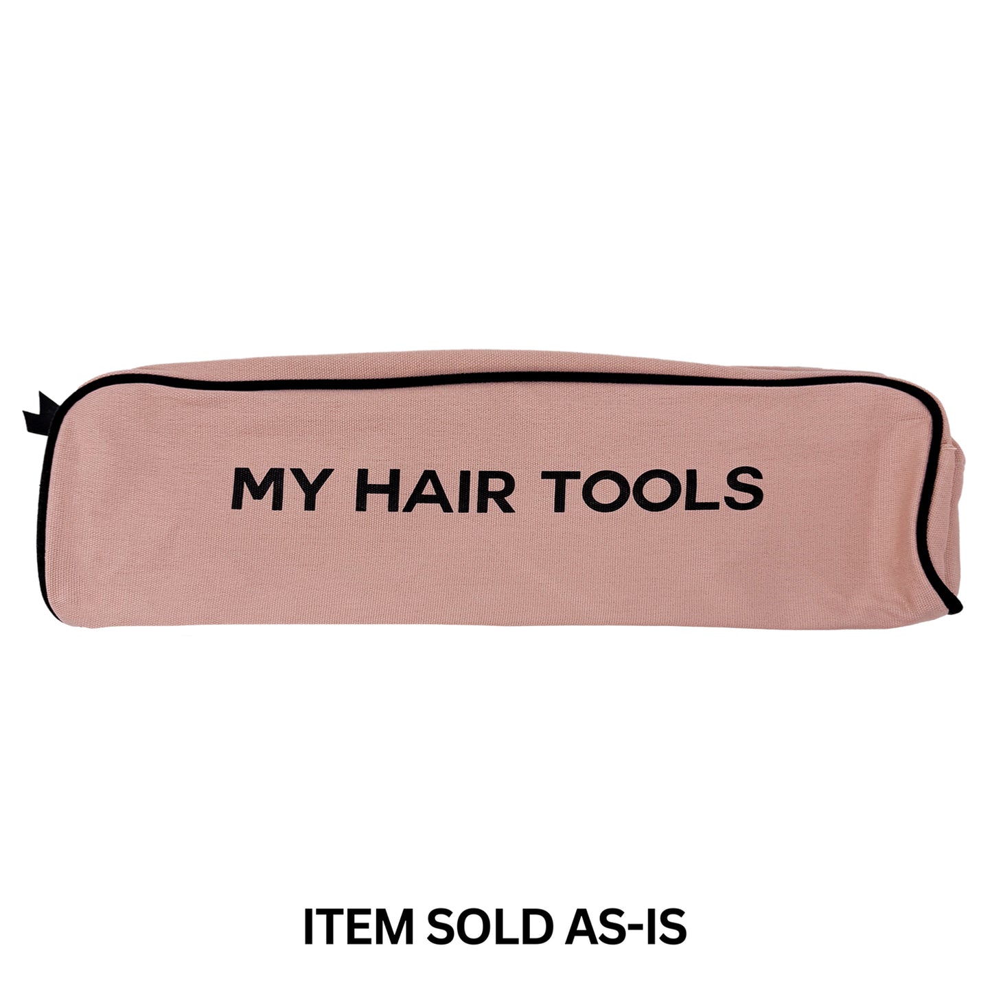 SALES BIN - Roomy Hair Wrap Tools Travel Case, Pink/Blush