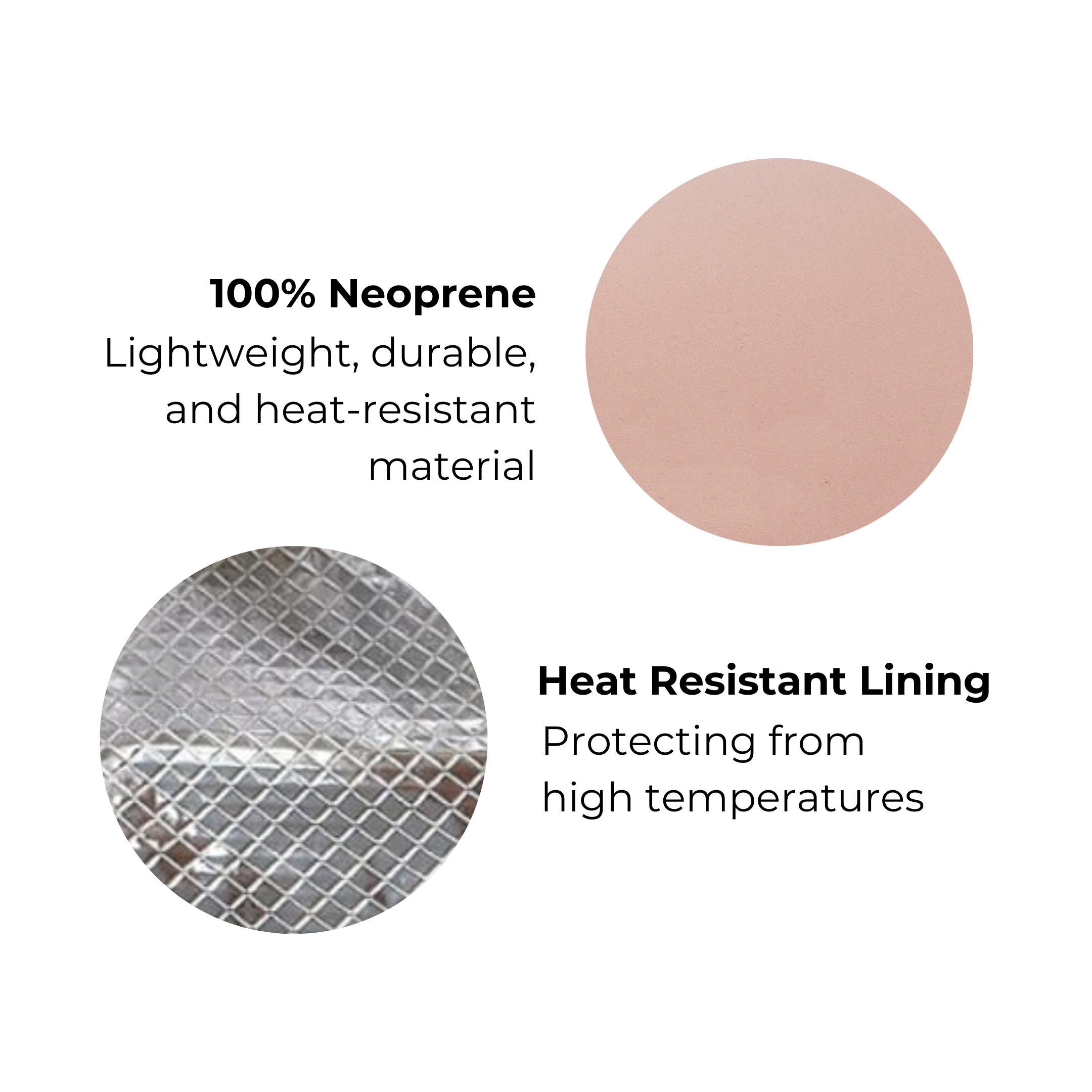 Bag-all Heat-resistant travel case made from lightweight durable neoprene with protective lining for hot styling tools.