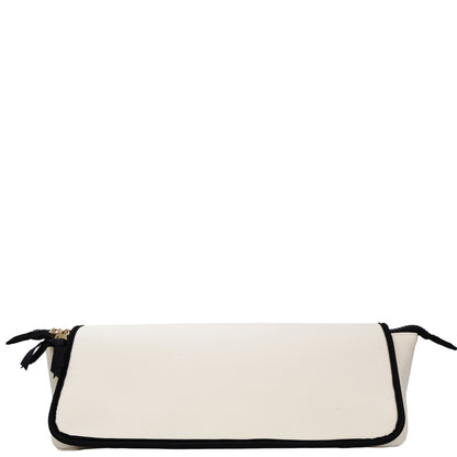 Estuche de viaje para herramientas de cabello con tapete resistente al calor, crema