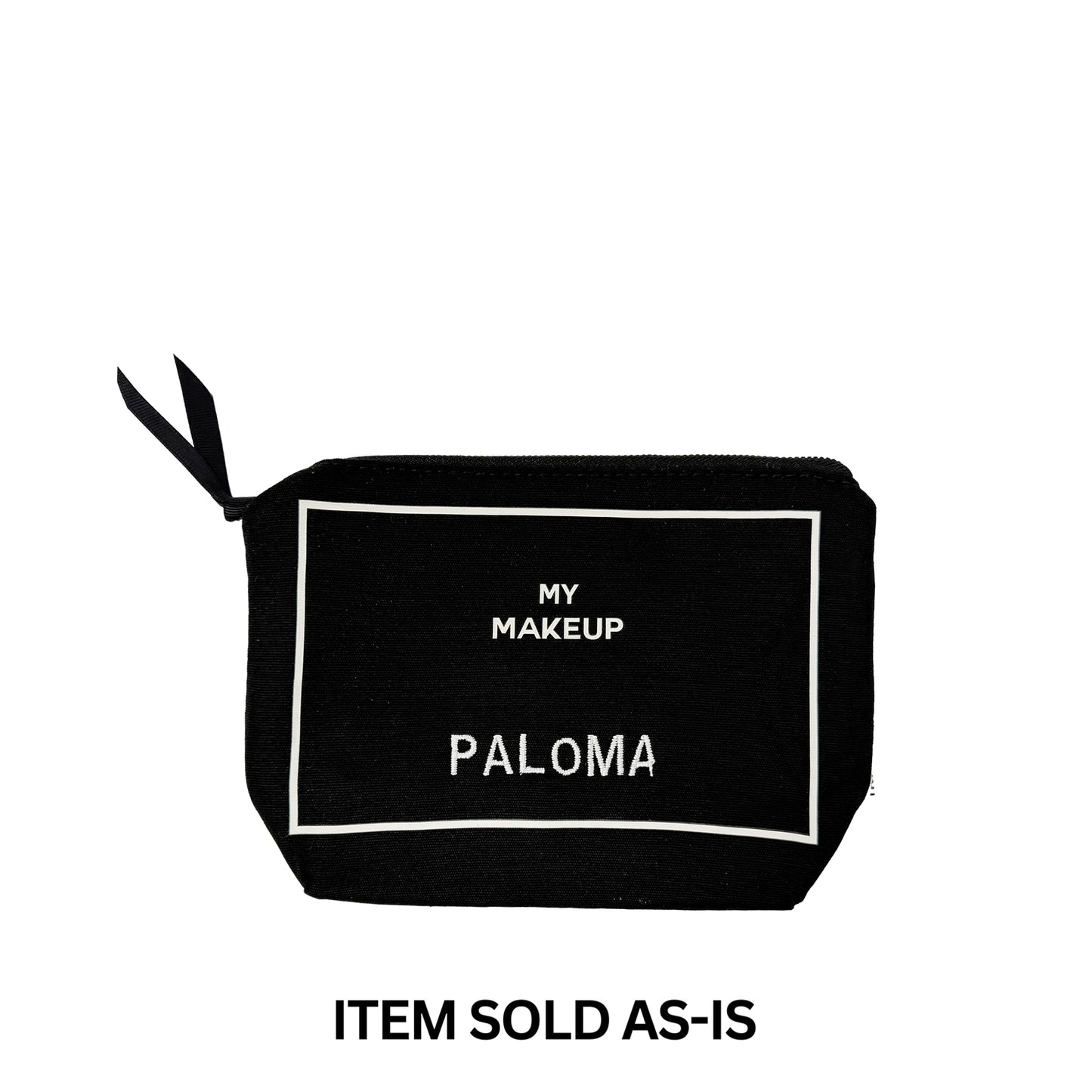 SALES BIN - My Makeup Pouch, Coated Lining, Black