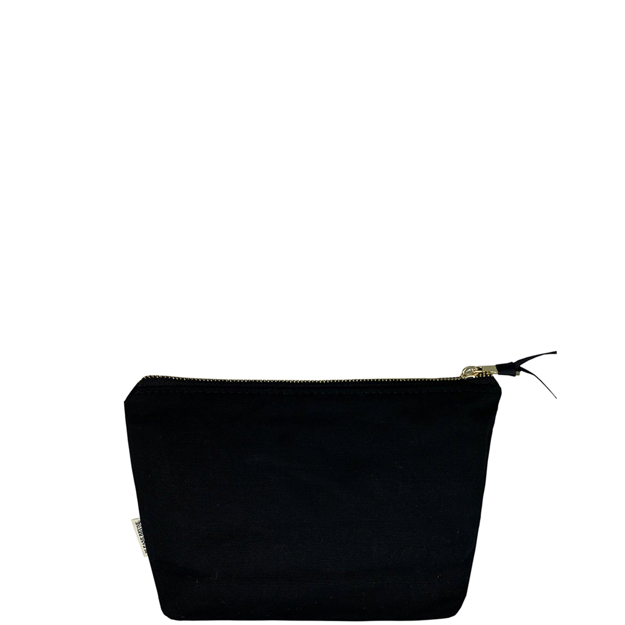 My Makeup Pouch Blank, Coated Lining – Black Bag-all Paris-designed travel organization pouch