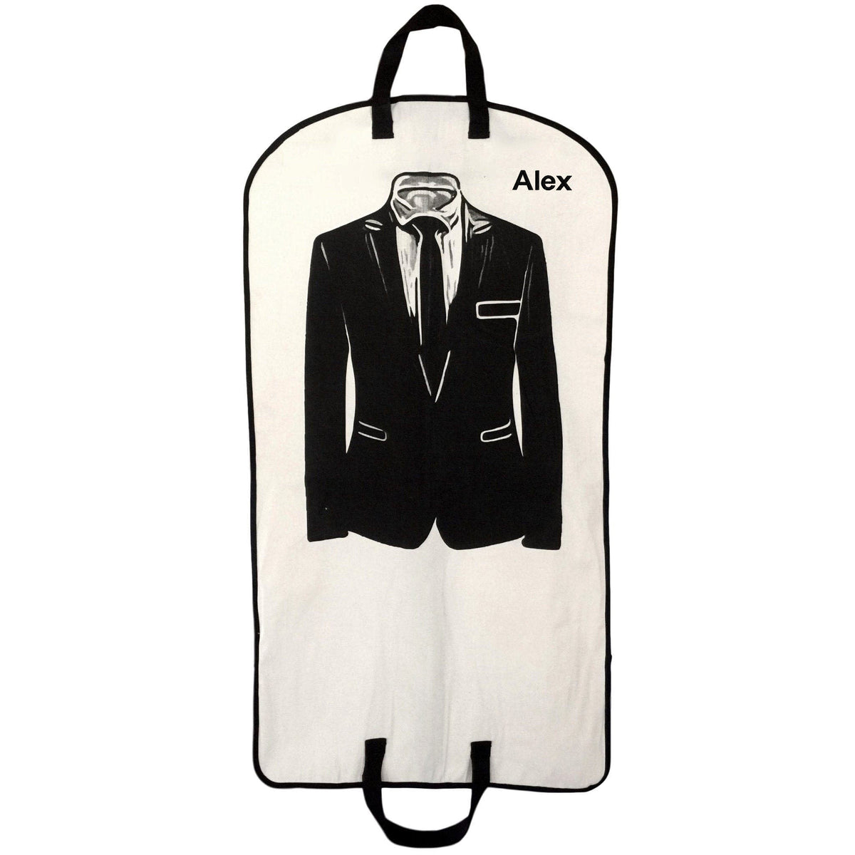 Men's Suit Garment Bag with Pocket – Cream by Bag-all for personalized travel organization and gifts for frequent travelers