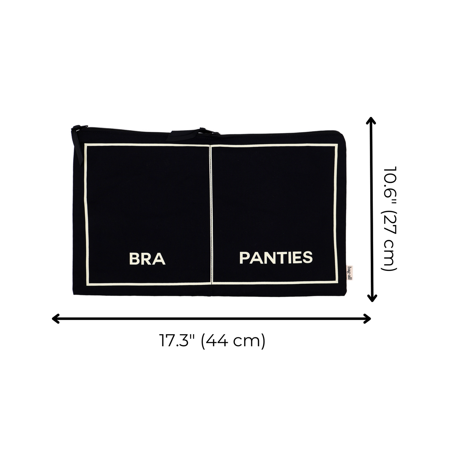 Double Underwear Organizer, Monogram, Black