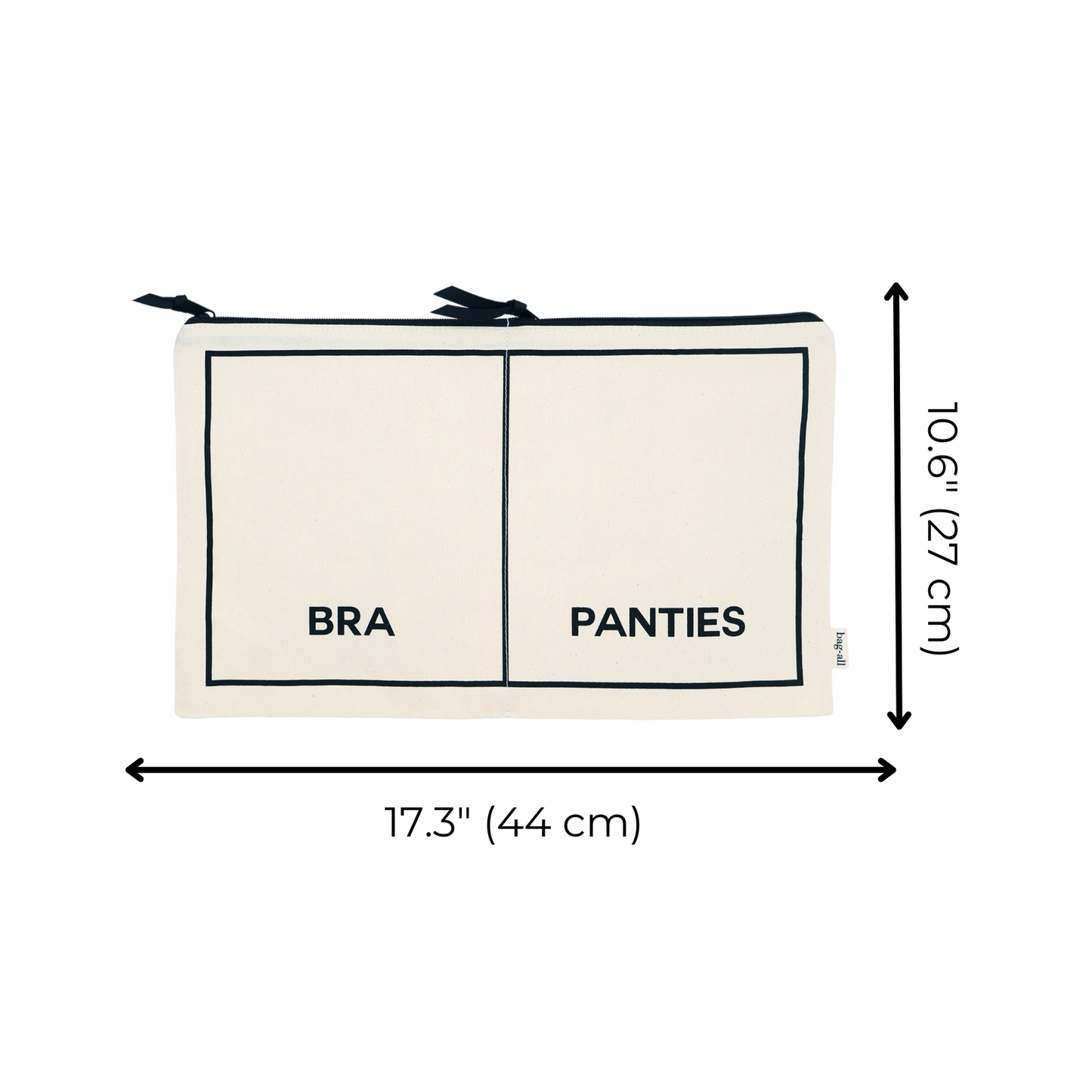 Double Underwear Organizer, Monogram, Cream