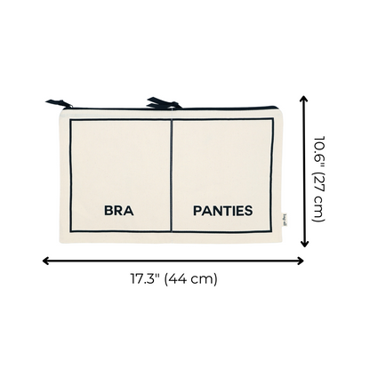 Double Underwear Organizer, Monogram, Cream