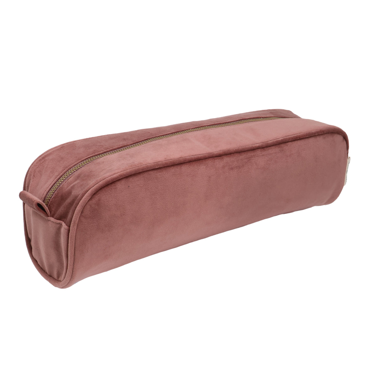 Roomy Hair Wrap Tools Travel Case – Eco Velvet – Blush Pink Bag-all Paris-designed travel organization case