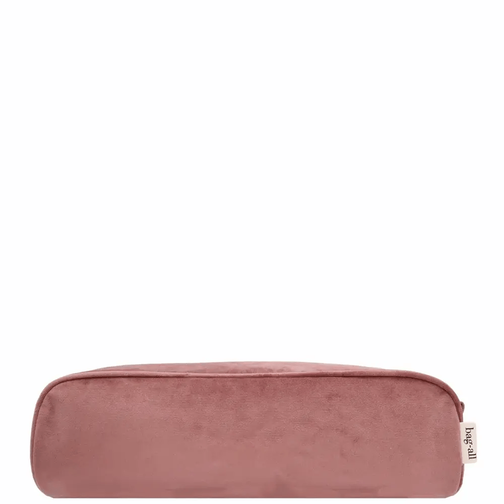 Roomy Hair Wrap Tools Travel Case – Velvet – Blush Pink by Bag-all for travel organization