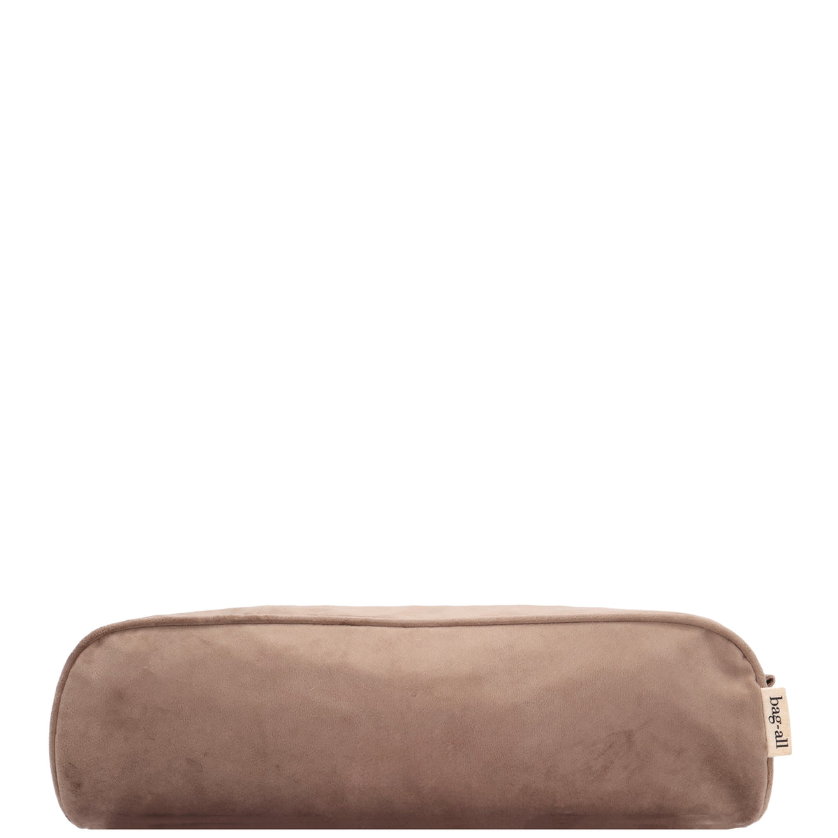 Roomy Hair Wrap Tools Travel Case – Eco Velvet – Latte Taupe by Bag-all for travel organization